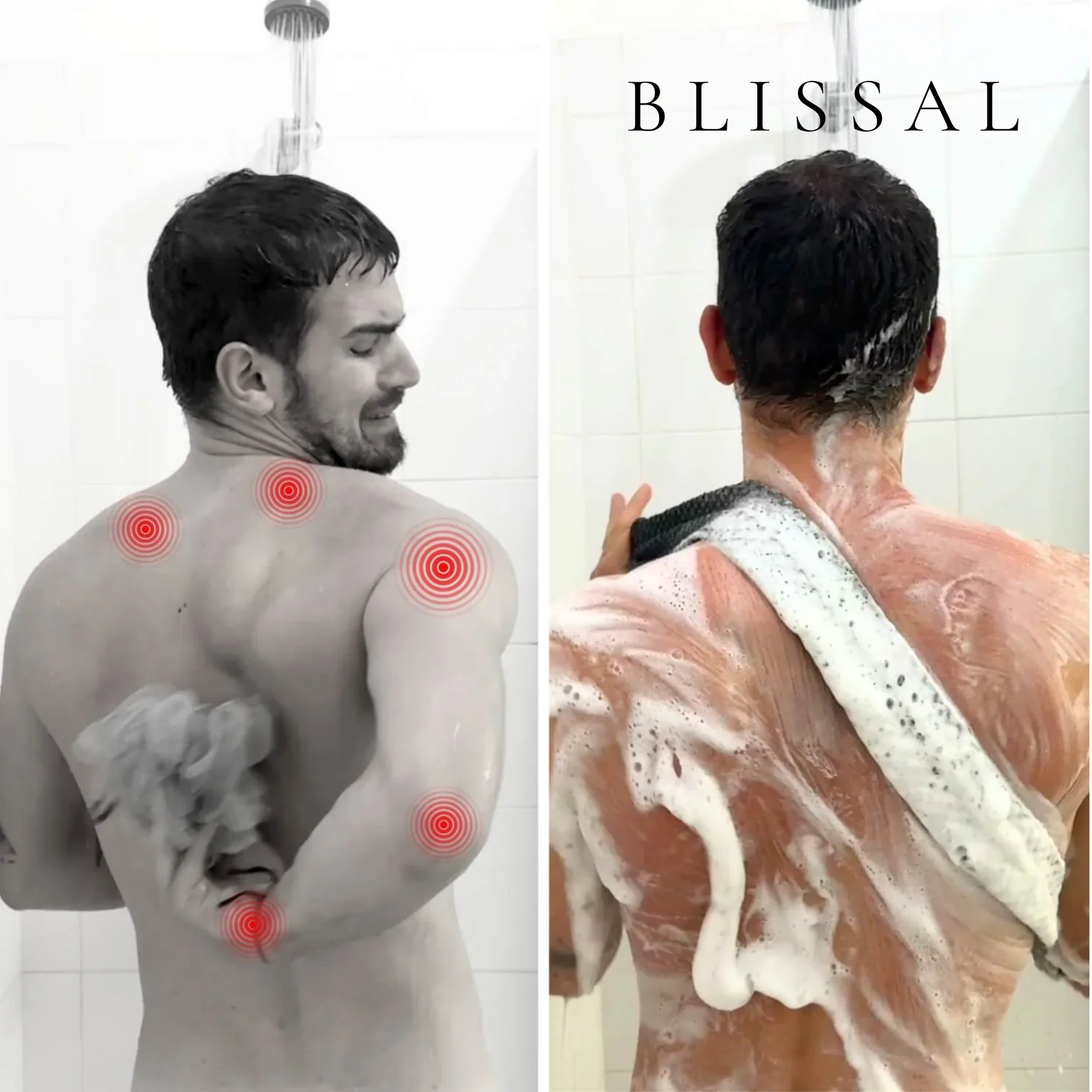 Blissaltr - Antibakteriyel Peeling Duş Havlusu